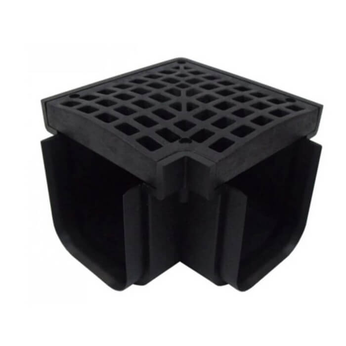 POLYLOK Polylok PL-90860-90 Trench Drain 90 Degree Corner