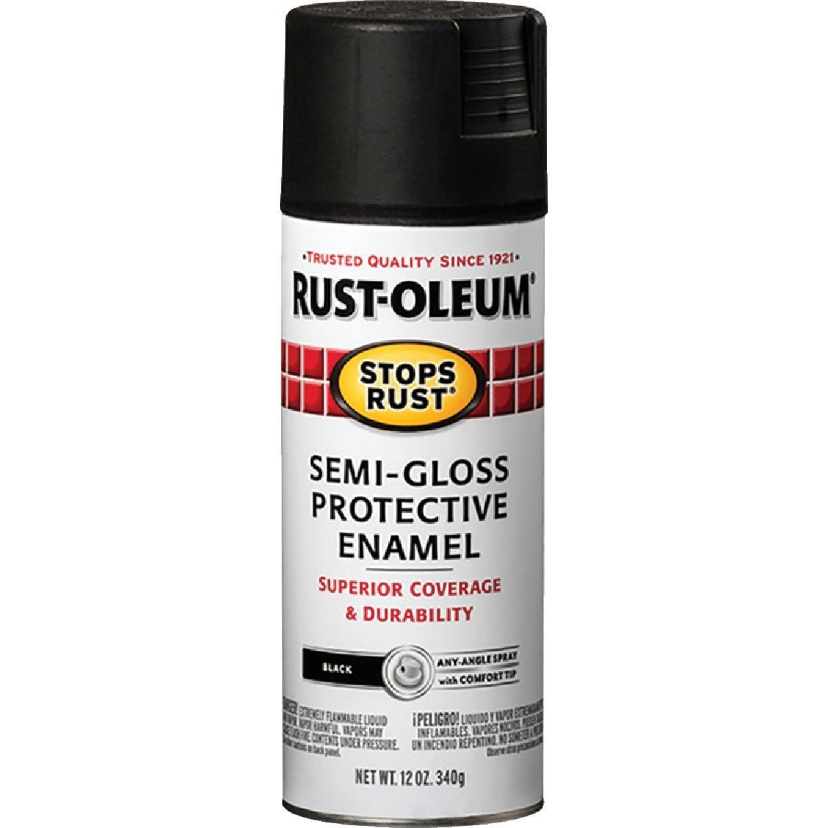 RUST-OLEUM Rust-Oleum 7798830 Stops Rust Semi-Gloss Anti-Rust Spray Paint 12 Oz