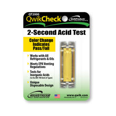 QWIK PRODUCTS Qwik Products QT2000 Acid Test Kit For Refrigerant 1 Pack