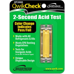 QWIK PRODUCTS Qwik Products QT2000 Acid Test Kit For Refrigerant 1 Pack