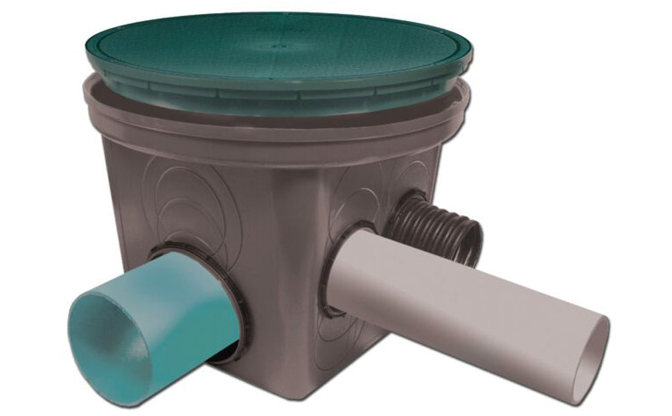 POLYLOK Polylok 3017-207G 20 inches Round Catch Basin with Grate 7 Hole