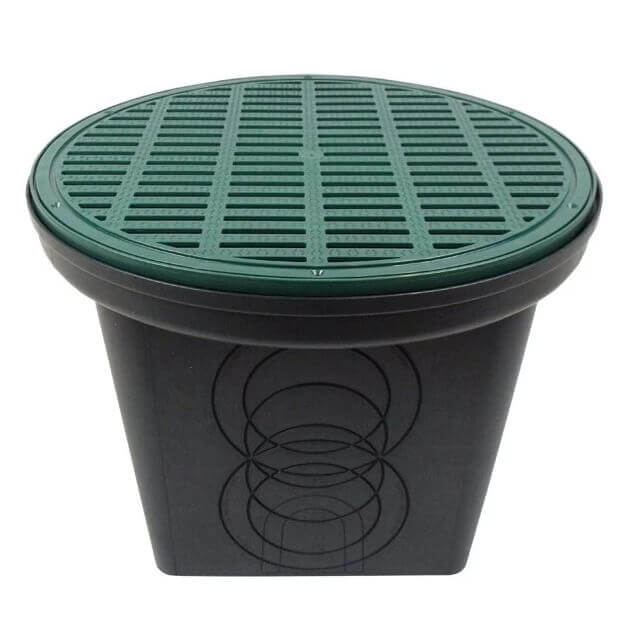 POLYLOK Polylok 3017-207G 20 inches Round Catch Basin with Grate 7 Hole