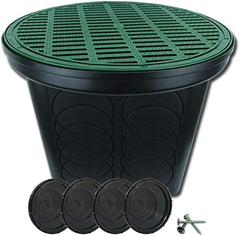 POLYLOK Polylok 3017-207G 20 inches Round Catch Basin with Grate 7 Hole