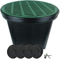 POLYLOK Polylok 3017-207G 20 inches Round Catch Basin with Grate 7 Hole