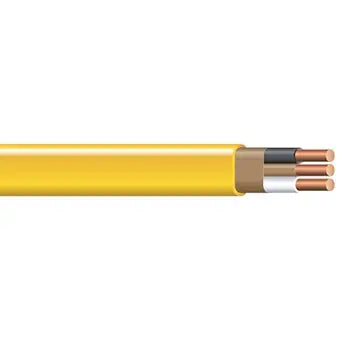 SOUTHWIRE Southwire 28828221 Romex brand Simpull solid indoor 12/2 W/G NMB cable 600 volts 25ft coil