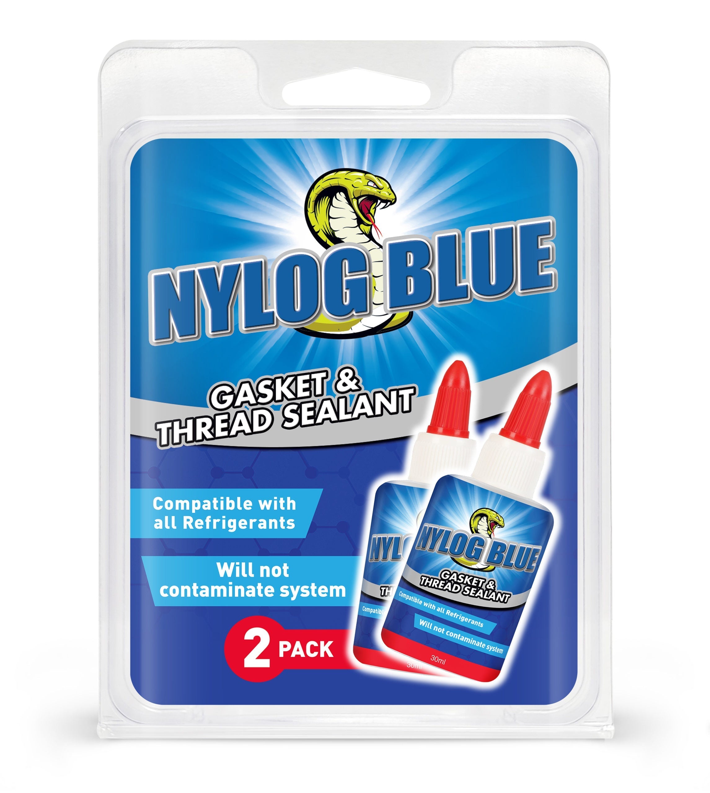 VIPER Viper RT201BP Nylog Blue Gasket & Thread Sealant 2-Pack