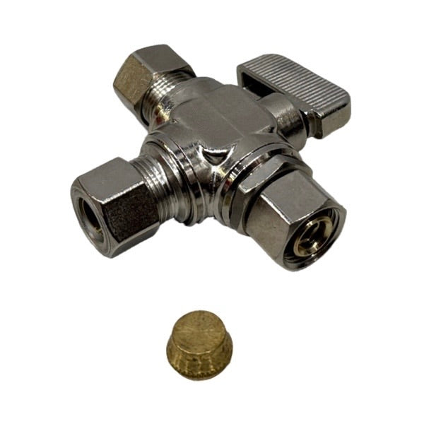 WAL-RICH Wal-Rich RV500LF 3/8 female x 3/8 od retrotee - lead-free, pack of 10