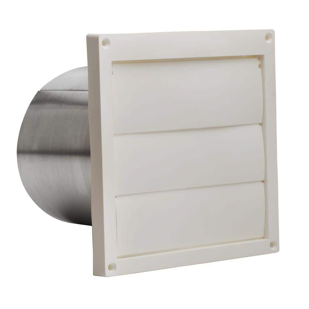 BROAN-NUTONE Broan-Nutone 646 wall cap louvered 6-inch round duct