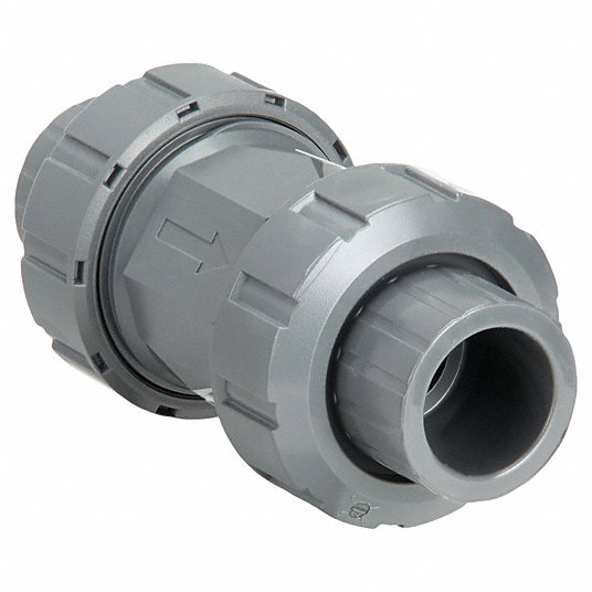 GEORG FISCHER Georg Fischer 161562102 1/2 inch threaded socket PVC/EPDM spring check valve