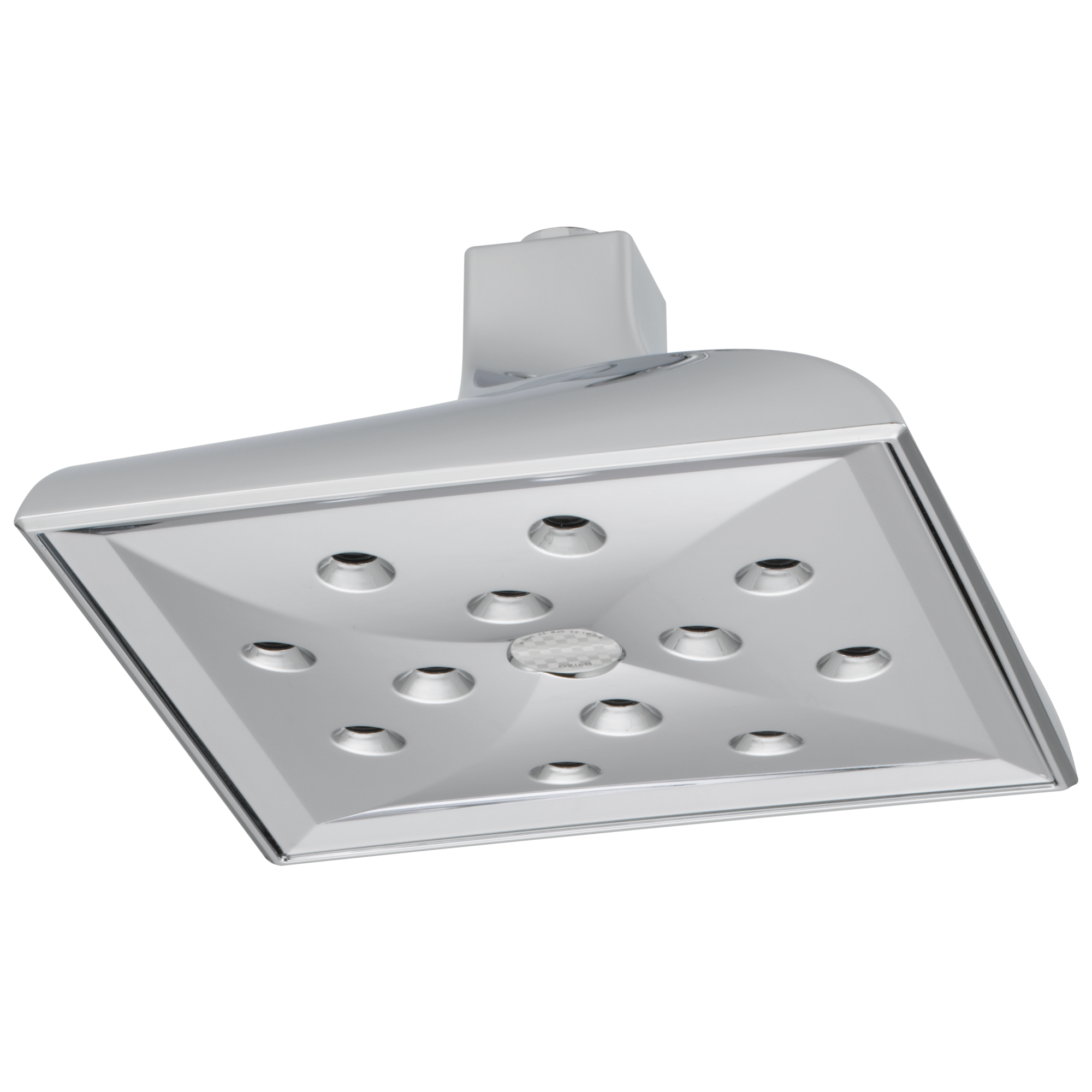 DELTA FAUCET Delta Faucet 81330-PC Brizo Virage H2OKinetic Square Raincan Showerhead 2.5 GPM 8 Inch