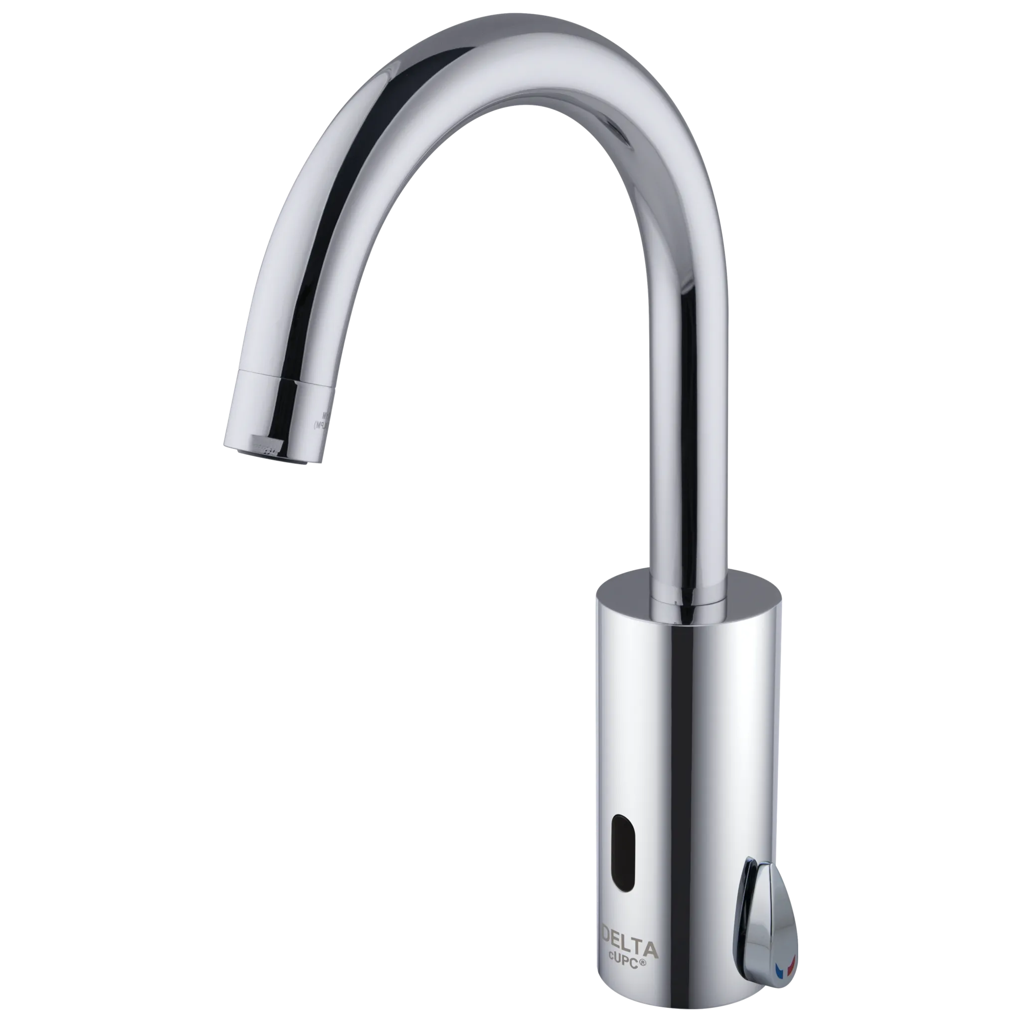 DELTA FAUCET Delta Faucet DEMD-211LF Electronic BT Gooseneck Lav With Mixer NS 0.5 GPM 6-3/10 Inch Long 11-2/5 Inch High