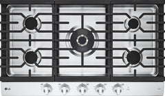 LG Lg CBGJ3627S 36 inch Smart Gas Cooktop 22K BTU Dual Burner with LED Knobs