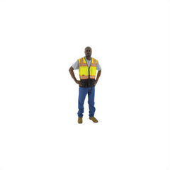 MAJESTIC Majestic 75-3239/X2 high visibility mesh vest with DOT reflective chainsaw striping, ANSI 2 2XL