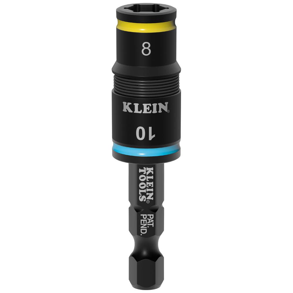 KLEIN TOOLS Klein Tools 32931M 2-in-1 impact rated flip socket set, metric 8mm 10mm hex