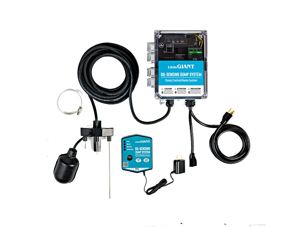 LITTLE GIANT Little Giant 513404 OS3 Series Oil-Sensing Elevator Sump System 115 VAC