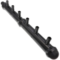 VIEGA Viega 65206 pureflow zero lead poly alloy pex crimp manifold 1-inch by 1/2-inch to 6 crimp x crimp no. of outlets