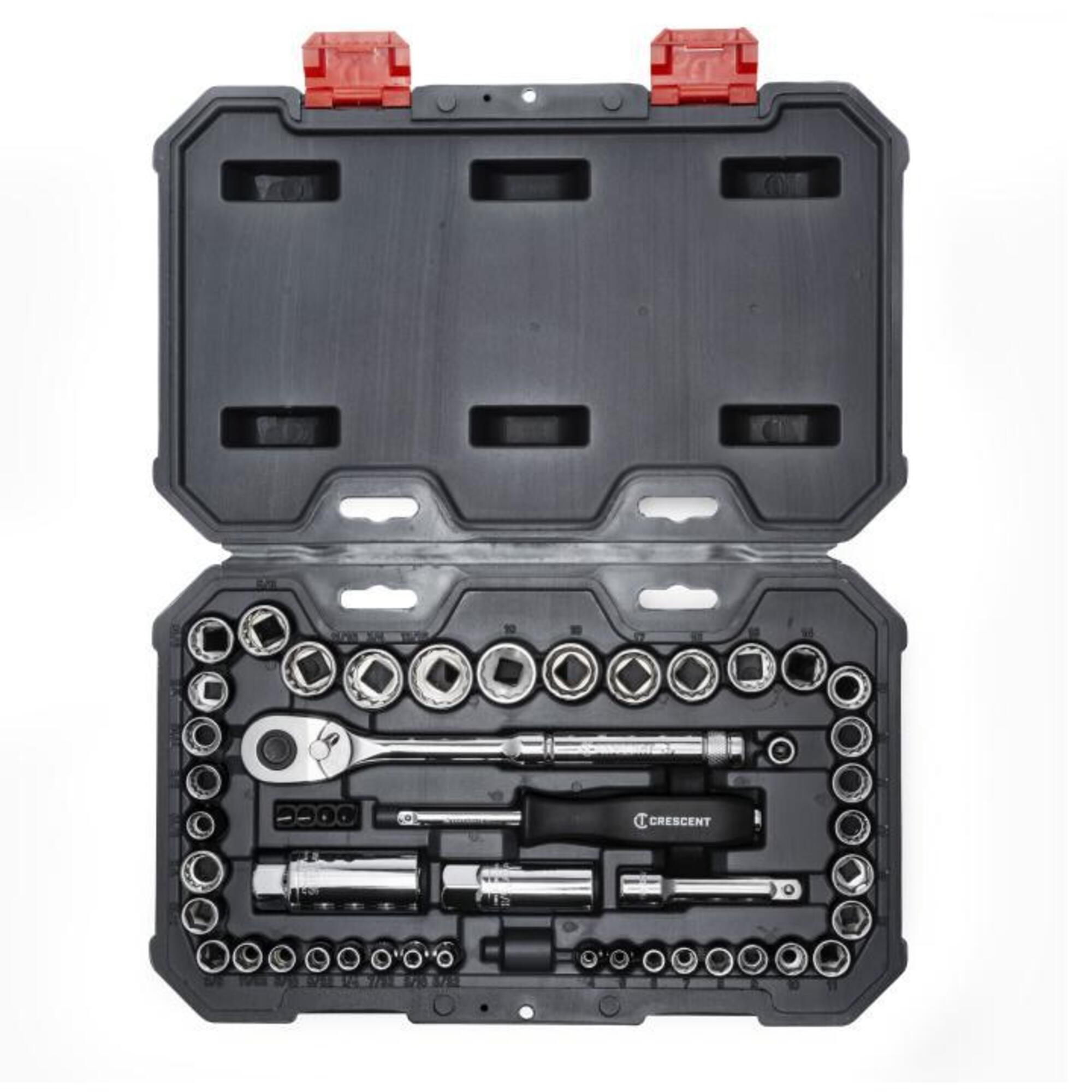 APEX Apex CSWS13C Socket Set 50 Pc. 1/4 inches and 3/8 inches Drive