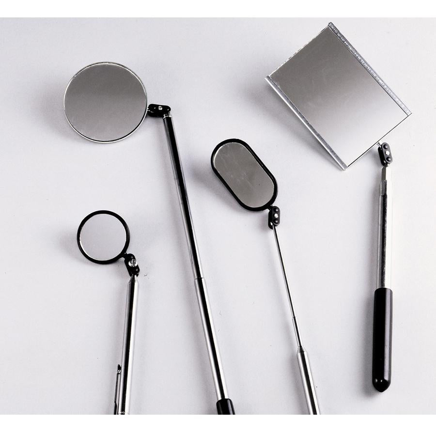 RITCHIE ENGINEERING Ritchie Engineering 78097 2X Telescoping Magnified Mirror 2-1/4 in Dia Mirror
