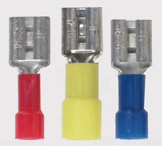 PECO FASTENER Peco Fastener C20213 Fully Insulated Nylon Female Disconnect Tab Size 0.250 50 Per Box