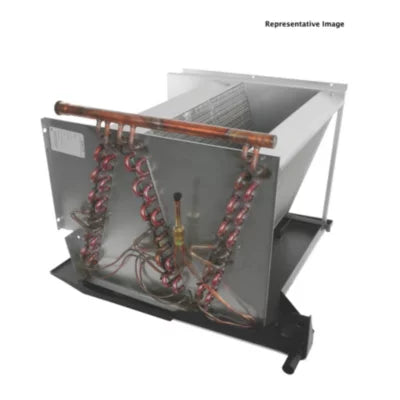 FIRST COMPANY First Company 9-321-55-1 Uncased Evaporator Coil Vertical R-410A 4 Row 18 Inch High 18 Inch Long