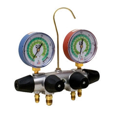 JB INDUSTRIES Jb Industries 25165 aluminum 4-valve zepplin filled gauge 3/8 in bore 3-1/8 in ga