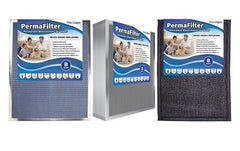 NU-CALGON Nu-Calgon 494019 Permanent Electrostatic Air Filter 16 inches x 25 inches x 1 inches 1 inches Metal Frame MERV 8 Anti-Microbial