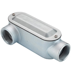 BRIDGEPORT FITTINGS Bridgeport LR-63CG LR-Type Rigid Conduit Body 1 inches w/Cover & Gasket