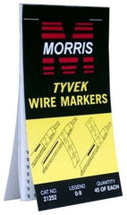 MORRIS PRODUCTS Morris Products 21258 46-90 Cloth Wire Marker Book 10/BAGK