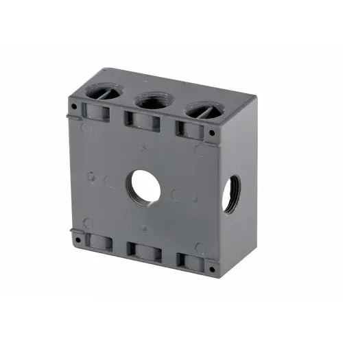 ORBIT INDUSTRIES Orbit Industries 2B75-5X 2-Gang Box, 2 inch Deep, 5 3/4 inch Hubs, Case of 12