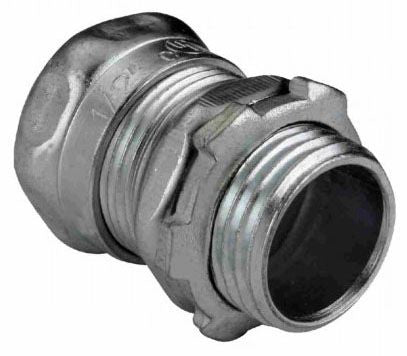 ORBIT INDUSTRIES Orbit Industries OF7601 Steel EMT Compression Connector 1/2 inch