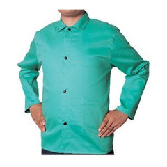 WELDAS Weldas 33-6630S Fr Cotton Welding Jacket Green Small