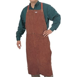 WELDAS Weldas 44-7142 Leather Welding Bib Apron 42 Inches