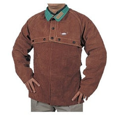 WELDAS Weldas 44-7814 Alliance Premium Leather Welding Bib