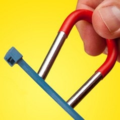 ADVANCED CABLE TIES Advanced Cable Ties AL-07-50-MD-22-C Metal Detectable Tie 100 Pack