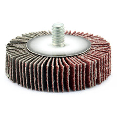 ARC ABRASIVES Arc Abrasives 12215 Mounted Flap Wheel 2x0.5in 60 Grit