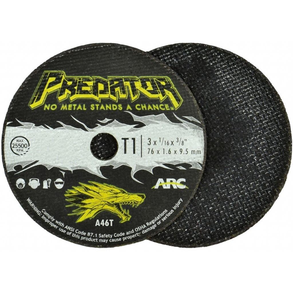 ARC ABRASIVES Arc Abrasives 903163803W Cut-off Wheel 3 in 1/16 in 25500 Rpm