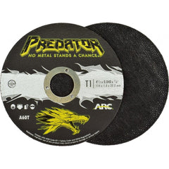 ARC ABRASIVES Arc Abrasives 945047805W Predator Type 1 Cut-off Wheel