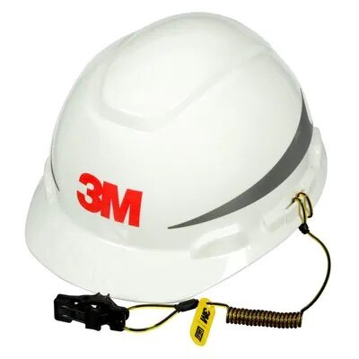 3M 3M 1500178 Hard Hat Coil Tether Yellow 10 Pack