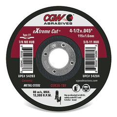 CGW Cgw 54285 Ceramic Grinding Wheel T27 5x.045x7/8 25/BX