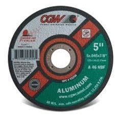 CGW Cgw 70115 Type 27 Aluminum Cutoff Wheel 6x.045x7/8 25-pack