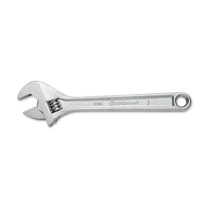 CRESCENT Crescent AC212VS Adjustable Wrench 1.5 Inch Satin Chrome