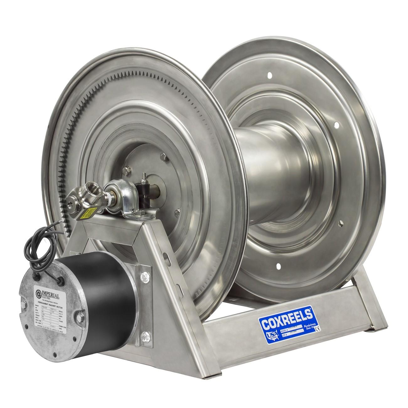 COXREELS Coxreels 1125-5-100-E-SP Ss Motorized Hose Reel 3/4in 100ft