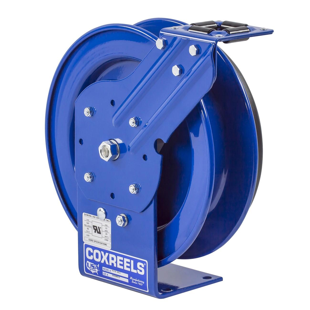 COXREELS Coxreels EZ-PC13L-5016 Power Cord Reel 50 Foot Steel