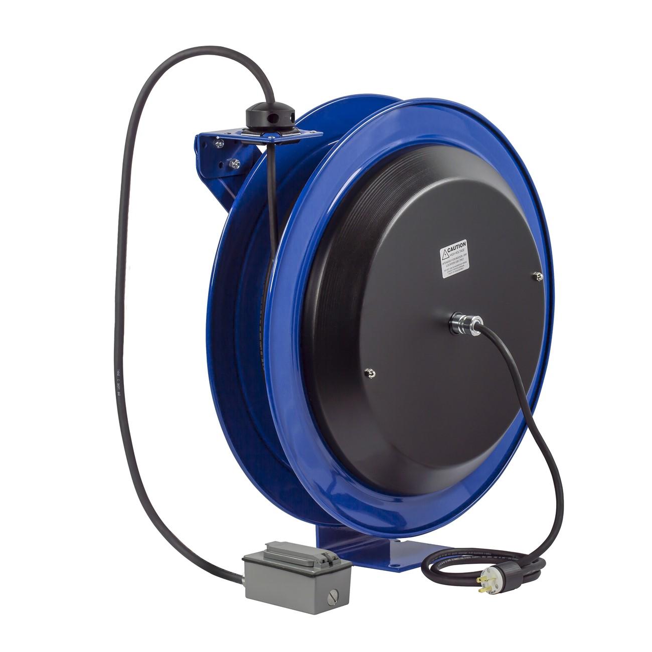 COXREELS Coxreels PC24-0012-F Power Cord Reel 100 Ft Spring Drive