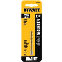 DEWALT Dewalt DW1306 Titanium Drill Bit 3/32 in Split Point