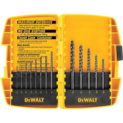 DEWALT Dewalt DW1163 Black Oxide Drill Bit Set 13 Piece