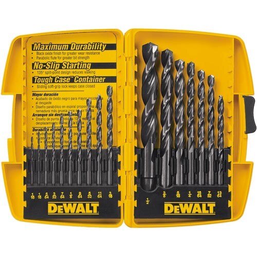 DEWALT Dewalt DW1167 Black Oxide Drill Bit Set 17 Piece