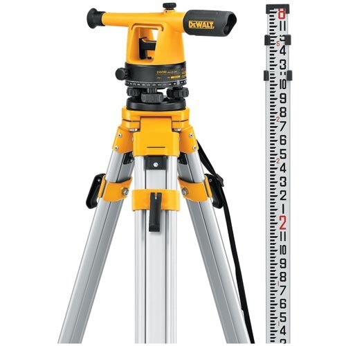 DEWALT Dewalt DW090PK 20X Optical Level Package Tripod Grade Rod