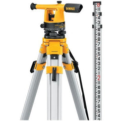 DEWALT Dewalt DW090PK 20X Optical Level Package Tripod Grade Rod