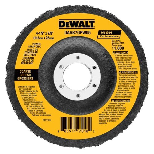 DEWALT Dewalt DAAB7GPW05 Power Wheel Flap Disc 4.5x0.875 in